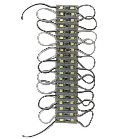 40 Pçs Mini Módulo LED 12V IP67 5050 2-LED Frio 6500k 27mm