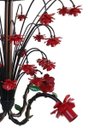 Ver imagem 3 de Luminária Artesanal Florida em Metal para Iluminação de Sala de Estar - Vermelho Claro