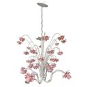 Ver imagem 4 de Luminária Artesanal Florida em Metal para Iluminação de Sala de Estar - Rosa