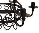 Ver imagem 5 de Luminária Preta Decorativa Rustica em Ferro e Lata Iluminação de Varanda - Verniz