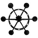 Ver imagem 4 de Luminária Preta Decorativa Rustica em Ferro e Lata Iluminação de Varanda - Preto