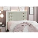 Ver imagem 4 de Cabeceira Cama Box Queen 160 Cm Gênova Veludo S04 - D'Rossi Cor Prata