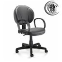 Ver imagem 2 de Cadeira Executiva Plus Costurada c/ Braço Corsa - Corino - Cor Preto - 32978