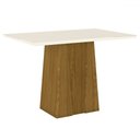 Ver imagem 6 de Mesa de Jantar 6 Lugares Katy Nature/off Whitte/linho - Pnr Móveis