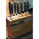 Ver imagem 4 de Porta Facas De Bancada 7 Compartimentos Gourmet De Madeira