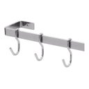 Ver imagem 3 de Porta Utensílios E Talheres De Parede 60cm 10 Ganchos