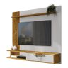 Painel Suspenso Jeri Sala Tv até 65 Polegadas 1 Porta Naturale/off White - 2