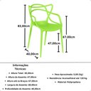 Ver imagem 6 de Conjunto Mesa de Jantar Redonda Marci Premium Natural 100cm com 4 Cadeiras Allegra - Verde