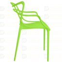 Ver imagem 5 de Conjunto Mesa de Jantar Redonda Marci Premium Natural 100cm com 4 Cadeiras Allegra - Verde
