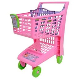 CARRINHO DE COMPRAS MARKET ROSA 871 - MAGIC TOYS - 1