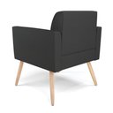 Ver imagem 5 de Kit 2 Poltronas Pés Palito Natural Marisa Corino Preto D03 - D'Rossi