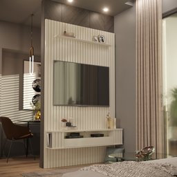 Painel Ripado para Tv até 55 Polegadas Intense com Nicho 135cm - 3