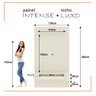 Painel Ripado para Tv até 55 Polegadas Intense com Nicho 135cm - 10