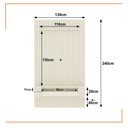 Ver imagem 2 de Painel Ripado para Tv até 55 Polegadas Intense com Nicho 139cm