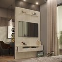 Ver imagem 4 de Painel Ripado para Tv até 55 Polegadas Intense com Nicho 135cm