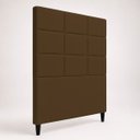 Ver imagem 6 de Cabeceira Estofada para Cama Box Solteiro 90 cm Florem Suede Marrom
