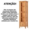 Kit Cristaleira 1 Porta de Vidro e Aparador 100% Madeira Rústica Anne Carvalho - 10
