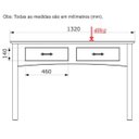 Ver imagem 7 de Kit Cristaleira 1 Porta de Vidro e Aparador 100% Madeira Rústica Anne Carvalho