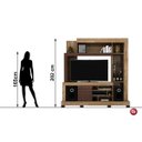 Ver imagem 3 de Estante Home para TV até 50 Polegadas Cristal Moderno Dj Móveis