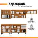 Ver imagem 6 de Armário de Cozinha Completa Itatiaia com Balcão 9 Portas 2 Gavetas Nicho para Micro Ondas Namur Cina