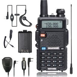 Kit 10 Rádio Ht Dual Band Uhf + Vhf Baofeng Uv-5R Rádio - 2
