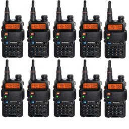 Kit 10 Rádio Ht Dual Band Uhf + Vhf Baofeng Uv-5R Rádio - 1