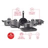 Conjunto de Panelas 7 Peças Chilli Brinox Prata - 2