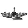 Conjunto de Panelas 7 Peças Chilli Brinox Prata - 1