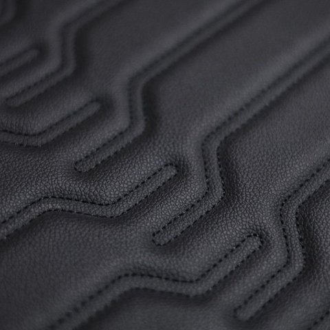 Courvin Bordado Sport Acoplado Automotivo -1,00m X1,38 Metro:preto