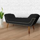 Ver imagem 2 de Recamier Sofá Divã Namoradeira Sienna 160cm Queen Suede