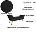 Ver imagem 3 de Recamier Sofá Divã Namoradeira Sienna 160cm Queen Suede