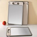 Ver imagem 3 de Super Tabua Aço Inox 304de Corte Profissional Antibacteriana Livre de Bpa Inox 304