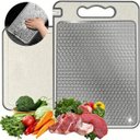Ver imagem 1 de Super Tabua Aço Inox 304de Corte Profissional Antibacteriana Livre de Bpa Inox 304