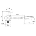 Ver imagem 2 de Ducha Higienica para Banheiro Cromada com Derivaçao Cromado Celite