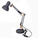 Ver imagem 1 de Luminária De Mesa Abajur Articulada para 1 lâmpada E-27 Preto com cobre ST378