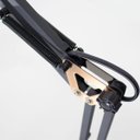 Ver imagem 4 de Luminária De Mesa Abajur Articulada Preto com Cobre + lâmpada E-27 LED A60 12W Branco Frio ST378