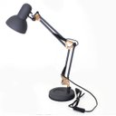 Ver imagem 1 de Luminária De Mesa Abajur Articulada Preto com Cobre + lâmpada E-27 LED A60 12W Branco Frio ST378