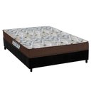 Ver imagem 1 de Cama Box Viúva: Colchão Ortopédico Ortobom D45/ep Anatômico Fort Tech Iso 150 + Base Black(