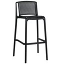 Ver imagem 3 de Kit 4 Banquetas Floripa Fratini 100 Cm (altura) em Polipropileno Cor Preto