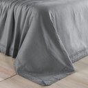 Ver imagem 3 de Colcha Queen Home Paris com Bordado Inglês Micropercal 300 Fios Toque de Algodão 3 Peças - Chumbo -