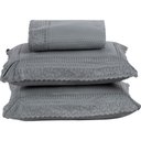 Ver imagem 1 de Colcha Queen Home Paris com Bordado Inglês Micropercal 300 Fios Toque de Algodão 3 Peças - Chumbo -