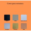 Ver imagem 5 de Cama Casal Robusta Aço Ferro Tamanho Padrão 138cmx188cm Cor Alumínio Estilo Industrial Mobbilica-03