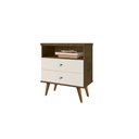 Ver imagem 1 de Criado Mesa de Cabeceira Status com Duas Gavetas Nicho Retrô - J&a Móveis:jequitiba/off