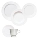 Ver imagem 1 de Jogo de Jantar e Chá Porcelana 30 Peças com Pratos Rasos e Fundos Capri Germer