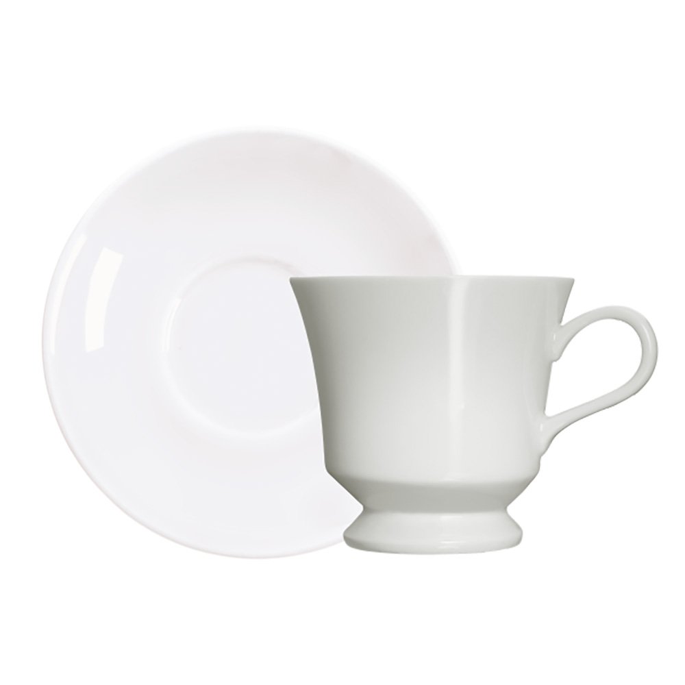 Jogo de Jantar e Chá Porcelana 30 Peças com Pratos Rasos e Fundos Capri Germer - 3