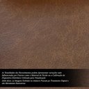 Ver imagem 5 de Sofá Sala de Estar Decorativo Living 224cm Pés de Madeira Peoria Couro Marrom Chocolate Manchado G93