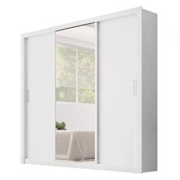 GUARDA ROUPA RESIDENCE 3 PORTAS BRANCO - DEMÓBILE - 2