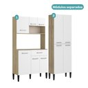 Ver imagem 4 de Armário de Cozinha Compacta Arizona Sharp Carraro Carvalho com Branco