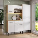 Ver imagem 1 de Armário de Cozinha Compacta Arizona Sharp Carraro Carvalho com Branco