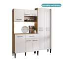 Ver imagem 3 de Armário de Cozinha Compacta Arizona Sharp Carraro Carvalho com Branco